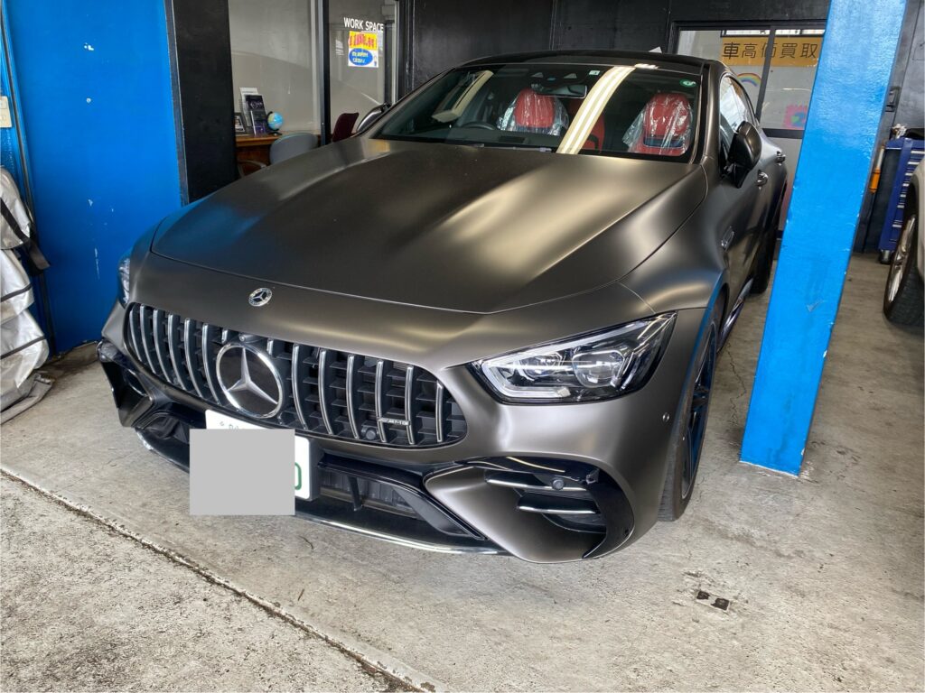Mercedes-Benz AMG GT（C192） ホイールの施工写真1