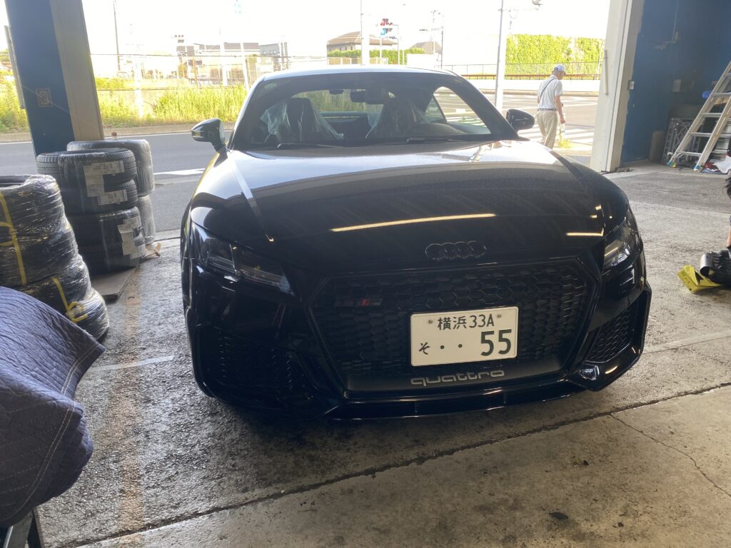 Audi TT（8S） ホイールの施工写真1