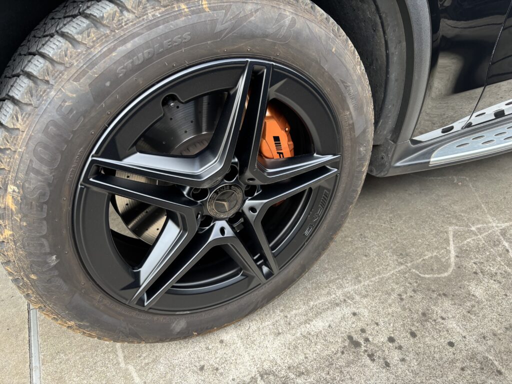 Mercedes-Benz GLC（X253） ホイールの施工写真3
