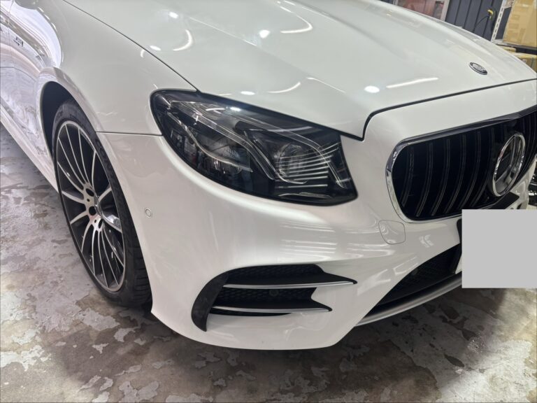 Mercedes-Benz E-Class（W213） フロントバンパーの擦り傷・こすり傷（施工後）
