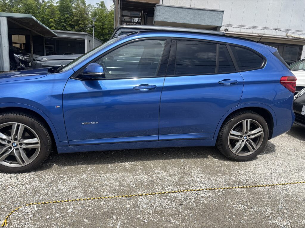 BMW X3（E83） ドアの施工写真2