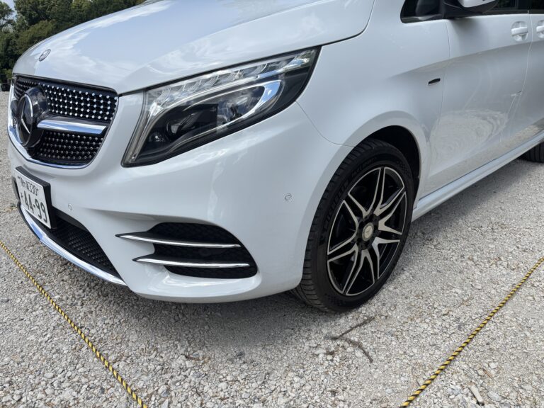 Mercedes-Benz V-Class（W447） フロントバンパーの擦り傷・こすり傷（施工後）