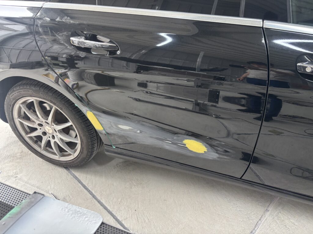 Mercedes-Benz CLA（C117） ドアの施工写真3