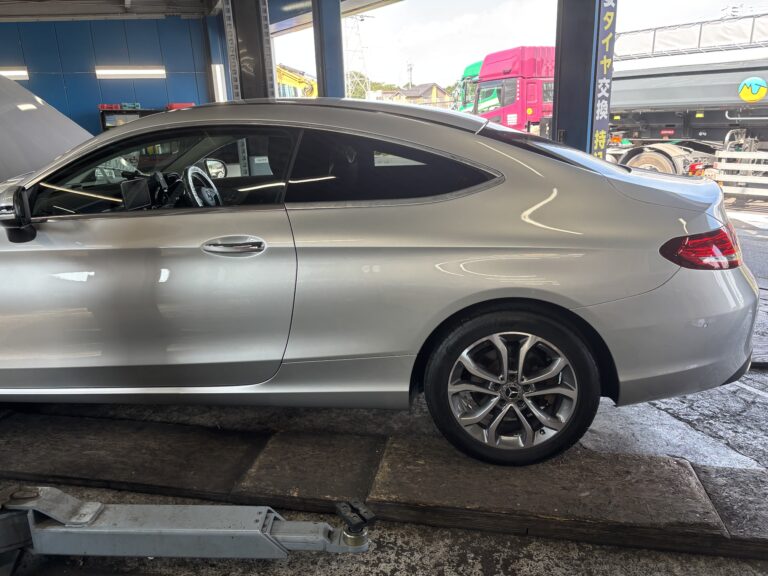 Mercedes-Benz C-Class（W205） クォーターパネルの凹み（へこみ）（施工後）