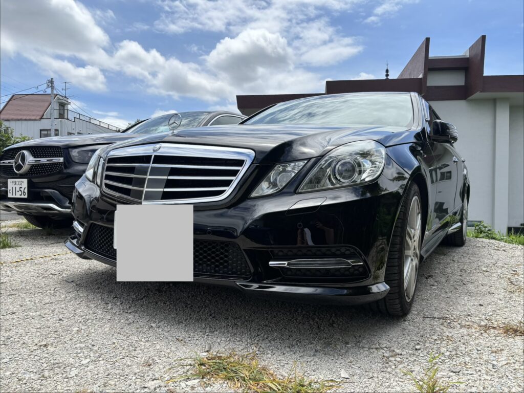 Mercedes-Benz E-Class（W212） フロントバンパーの擦り傷・こすり傷（施工後）