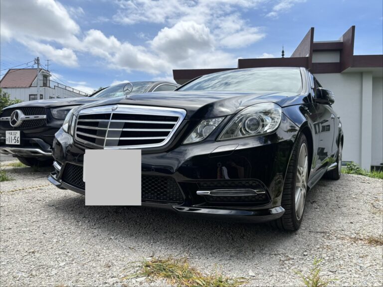 Mercedes-Benz E-Class（W212） フロントバンパーの擦り傷・こすり傷（施工後）
