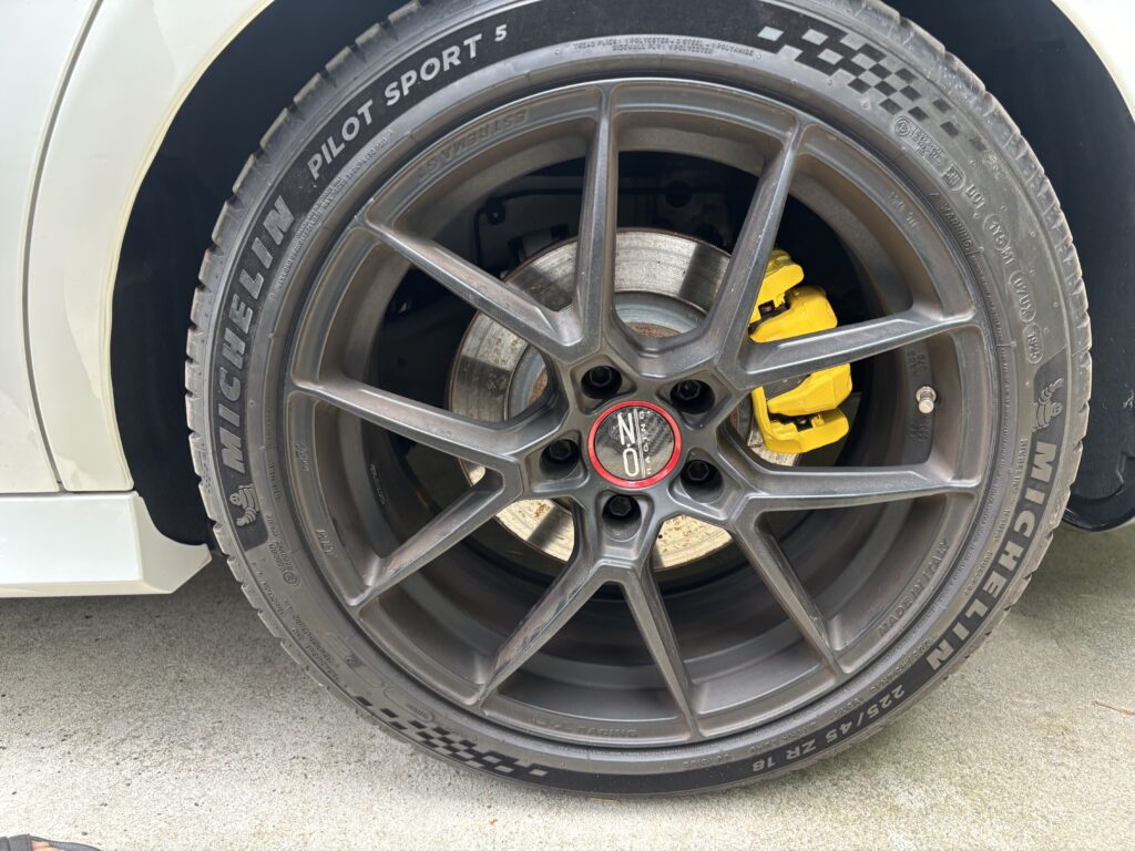 Mercedes-Benz CLA（C118） ブレーキキャリパー（施工後）
