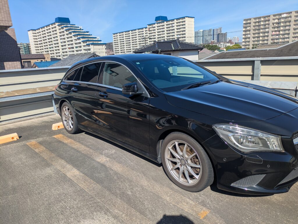 Mercedes-Benz CLA（C117） ドアの施工写真1